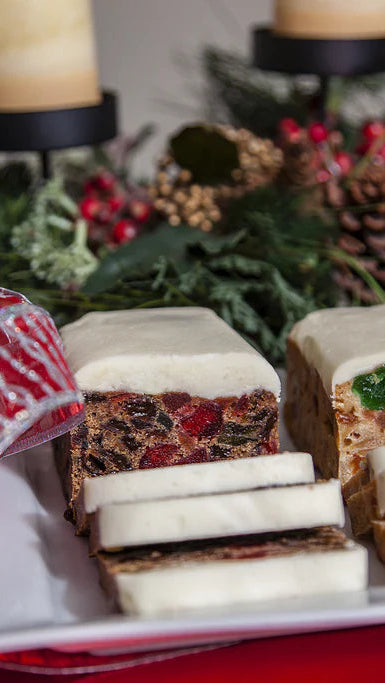 Patti Cakes Almond Iced Dark Fruitcake