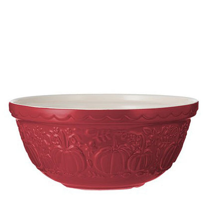 Mason Cash Pumpkin Mixing Bowl 2.7L, Red
