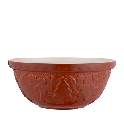 Mason Cash Gingerbread Mixing Bowl 4.0L, Brown