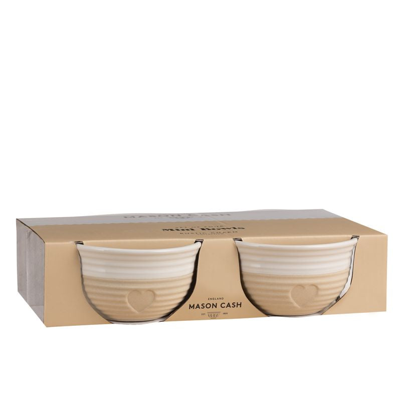 Mason Cash Rustic Charm Prep Bowl 150ml, Set of 4