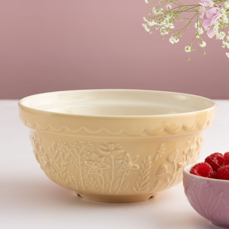 Mason Cash Meadow Mixing Bowl 1.1 L Daffodil, Yellow