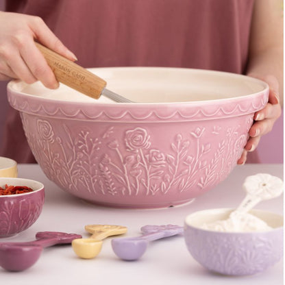 Mason Cash Meadow Mixing Bowl 4.0L Rose, Pink