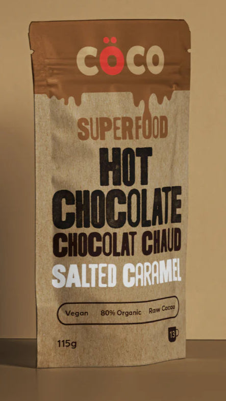 COCO Superfood Hot Chocolate, Salted Caramel
