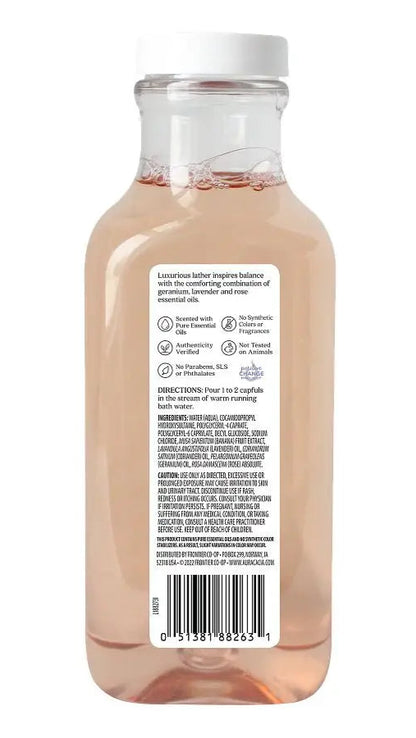 Aura Cacia Bubble Bath Heart Song Geranium