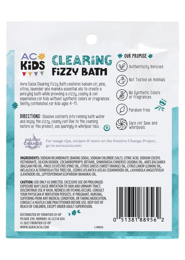 Aura Cacia Kids Fizzy Bath Clearing