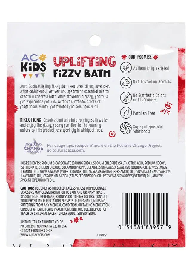 Aura Cacia Kids Fizzy Bath Uplifting