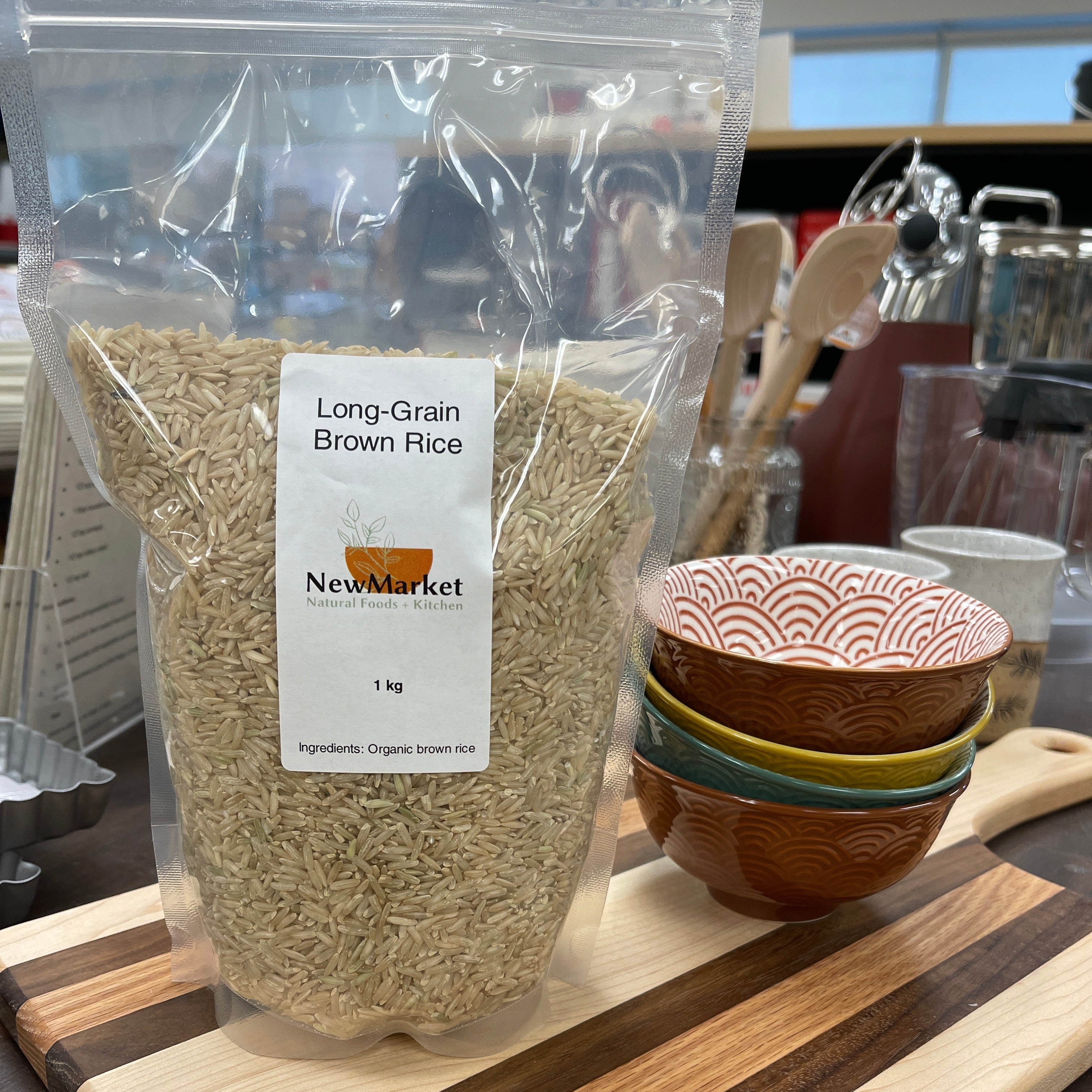 Rice, Brown Long Grain 1.0kg – NewMarket Natural Foods + Kitchen
