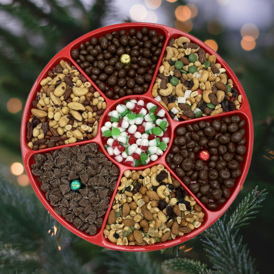 Gift Tray - Nut & Chocolate with Candy Centre 16"