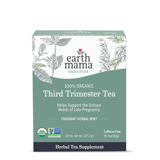 Third Trimester Organic Herbal Tea Earth Mama