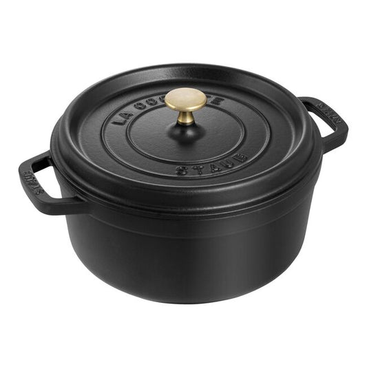 Staub la Cocotte Round Cast Iron, Black