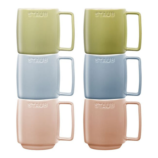 Staub Ceramique Macaron Coffee Mug Set