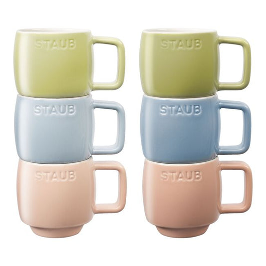 Staub Ceramique Macaron Espresso Mug Set