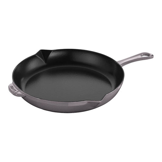 Staub Cast Iron Frying Pan, Graphite Grey