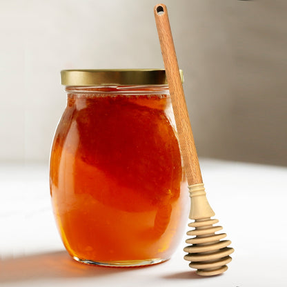 Honey Dipper, Silicone & Beechwood
