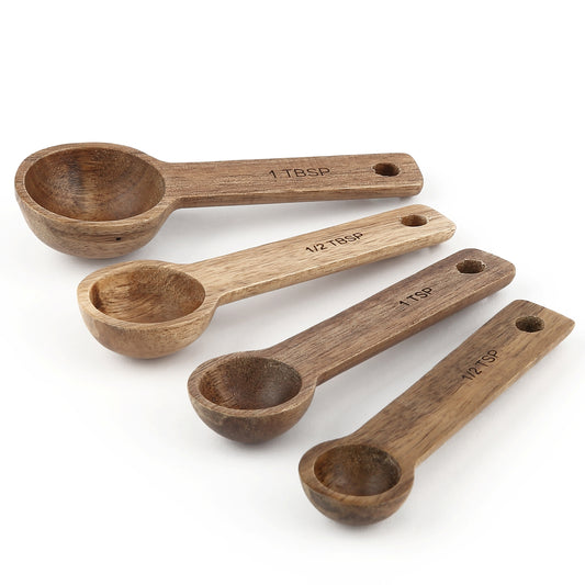 Acacia Wood Measuring Spoons