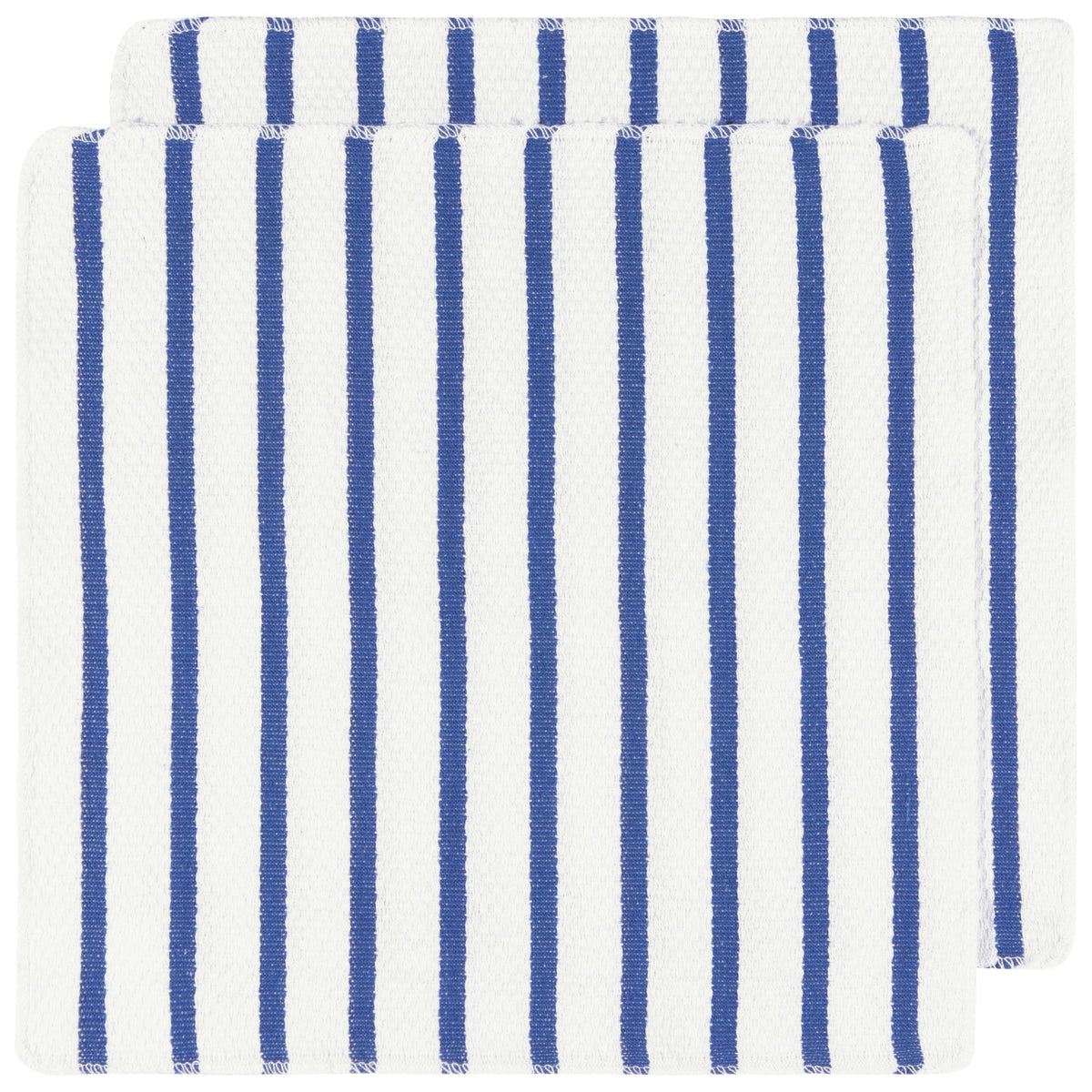 Dishcloth Basketweave Royal Blue 2-pk