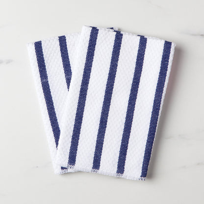 Dishcloth Basketweave Royal Blue 2-pk