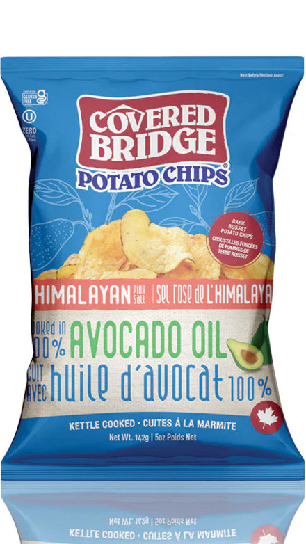 Covered Bridge Chips, Avocado Oil Himalayan Pink Salt