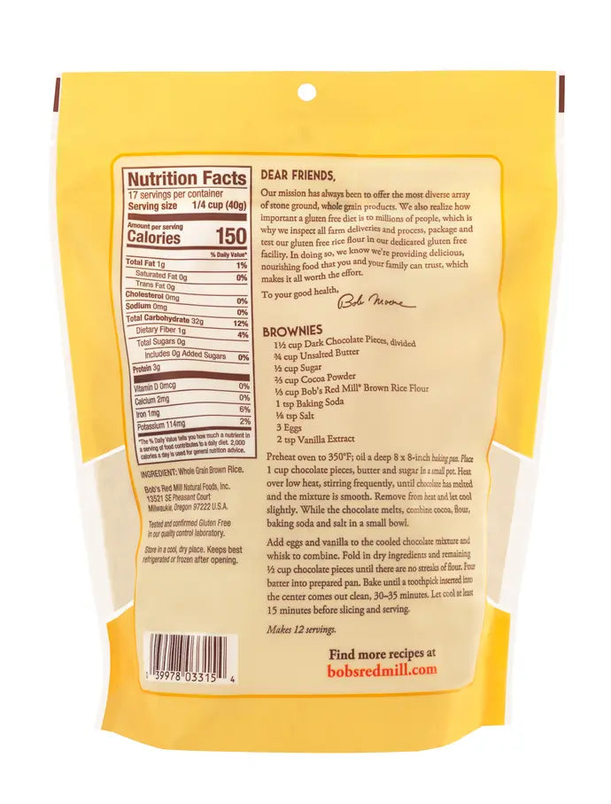 Brown Rice Flour (GF)