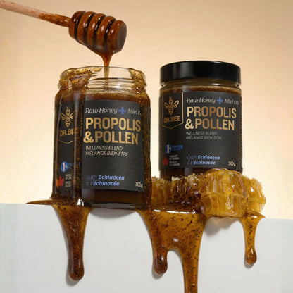 Raw Honey + Propolis & Pollen Wellness Blend