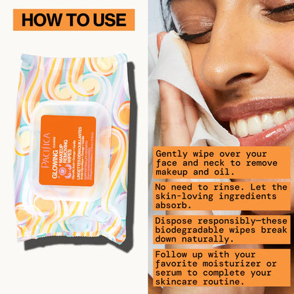 Glowing Makeup Removing Wipes