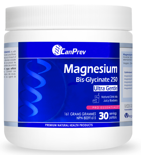 Magnesium Bisglycinate 250mg Drink Mix - 2 Flavours Available