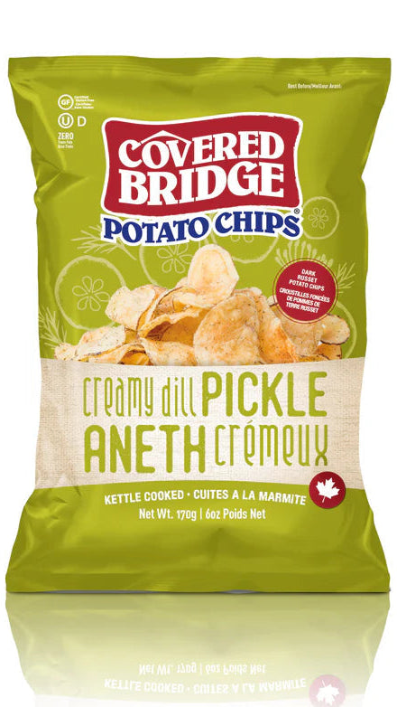 Covered Bridge Chips, Creamy Dill Pickle