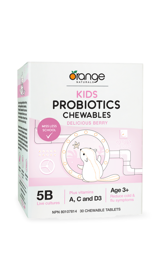 Kids Probiotics Chewables, Delicious Berry