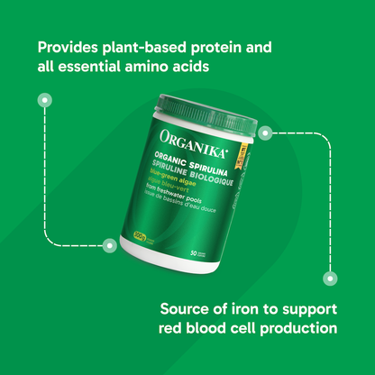 Organika Spirulina Powder, Organic