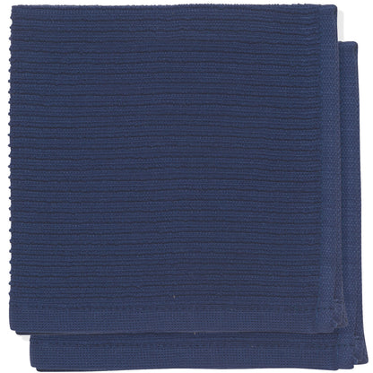 Dishcloth Ripple Indigo 2-pk