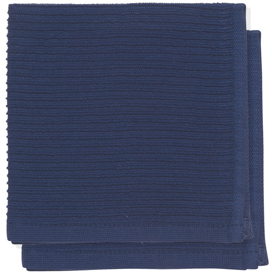 Dishcloth Ripple Indigo 2-pk