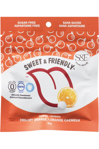 Sweet & Friendly Creamy Orange Candies NSA