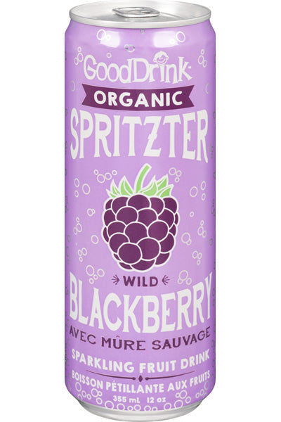 GoodDrink Organic Spritzter Wild Blackberry