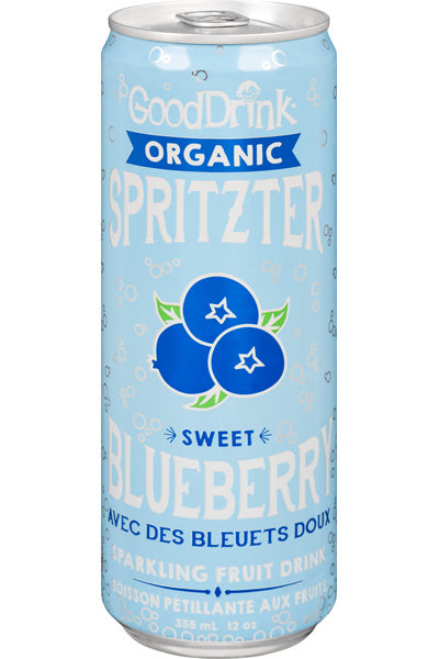 GoodDrink Organic Spritzter Sweet Blueberry
