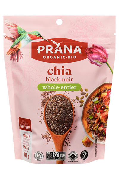 Chia Seeds, Whole Black, Organic