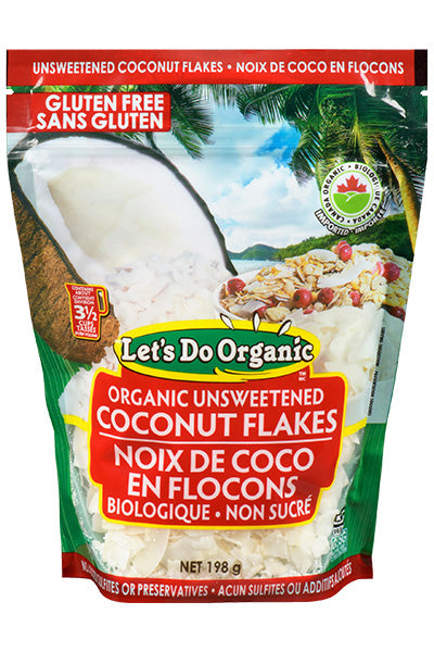 Coconut Flakes, Unsweetened, Organic