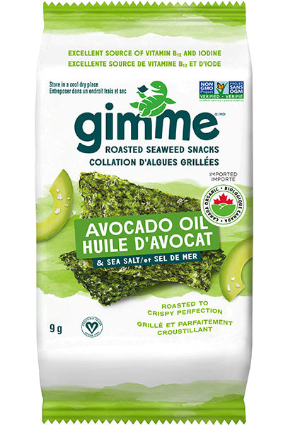 Gimme Roasted Seaweed, Avocado Oil & Sea Salt (Org)