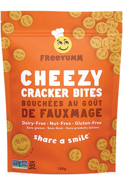 FreeYumm Cheezy Cracker Bites (GF) (DF)