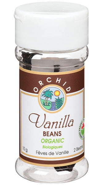 Orchid Vanilla Beans, Whole, Organic
