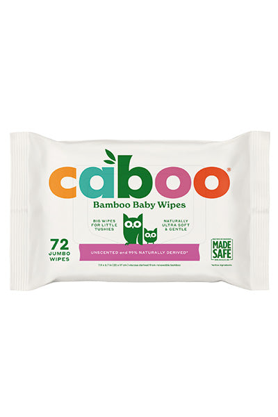 Bamboo Baby Wipes, Jumbo, Unscented