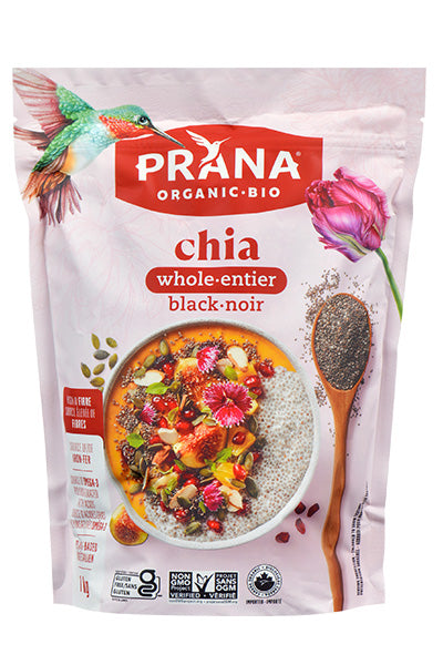 Chia Seeds, Whole Black, Organic