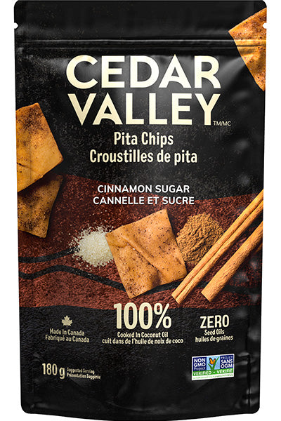 Cedar Valley Pita Chips, Cinnamon Sugar