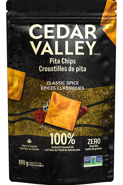 Cedar Valley Pita Chips, Classic Spice