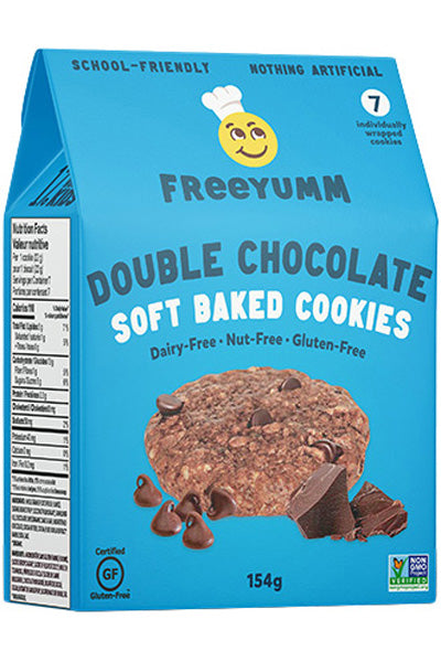 FreeYumm Double Chocolate Soft Baked Cookies (GF) (DF)