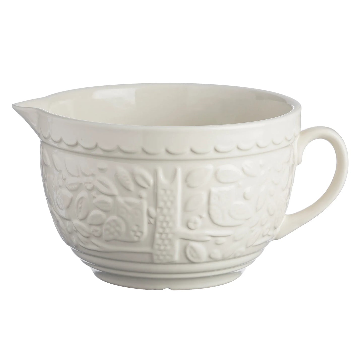 Mason Cash Forest Batter Bowl 1.9L Owl, Cream