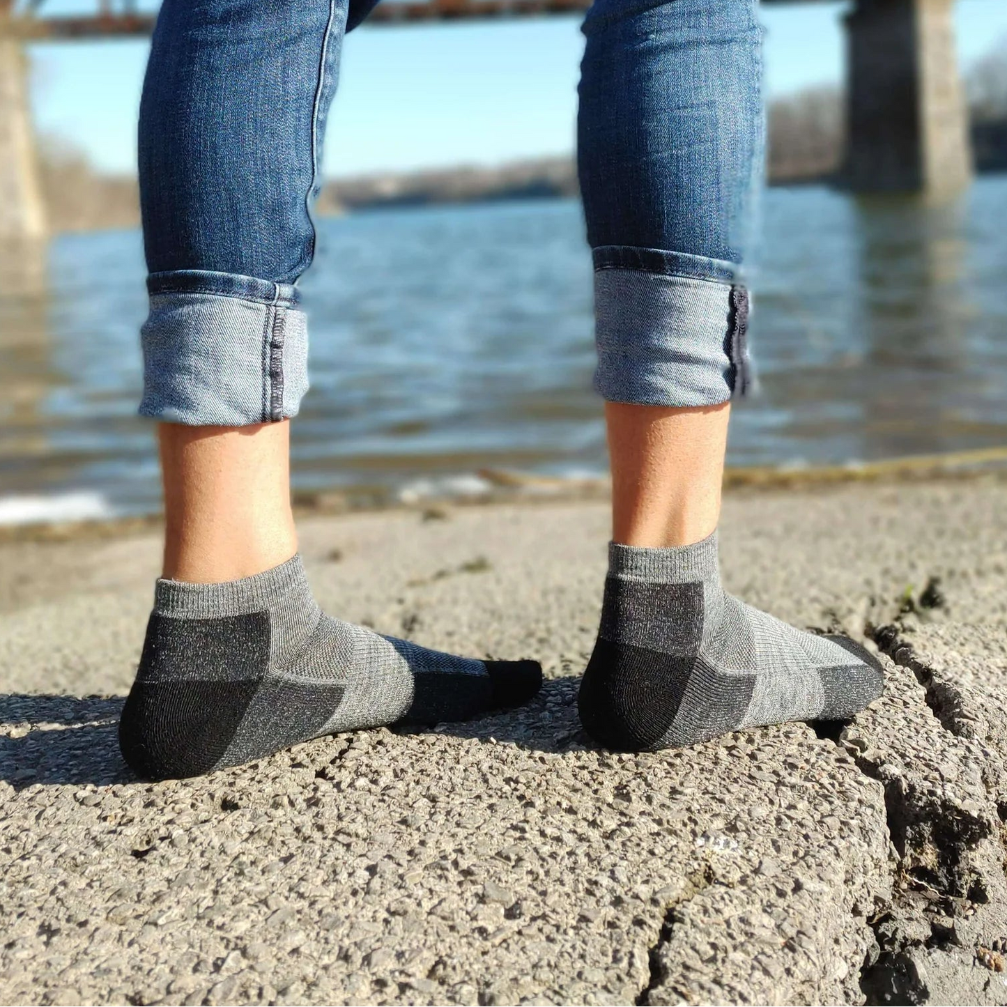 J.B. Field's "Summer Hiker" Merino Wool Low-Cut Ankle Socks