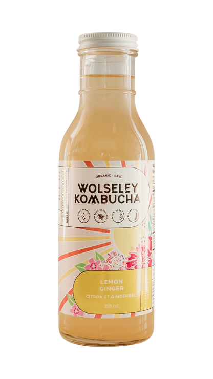 Kombucha - Lemon Ginger *REFRIGERATED*