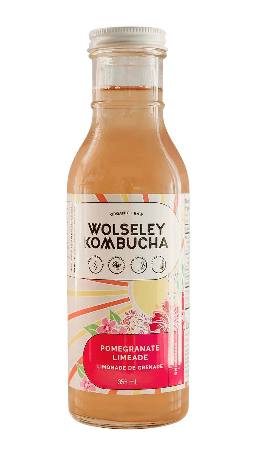 Kombucha - Pomegranate Limeade *REFRIGERATED*