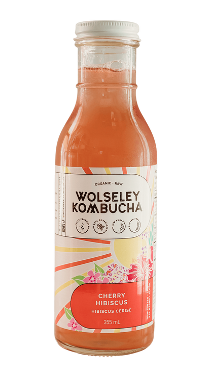 Kombucha - Cherry Hibiscus *REFRIGERATED*
