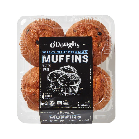 Muffins, Wild Blueberry (GF) *FROZEN*